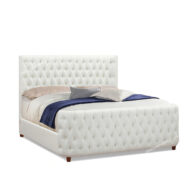 Milan Modern Wing Chesterfield Bed Frame - Image 3
