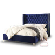 Oxford double Wing Chesterfield Upholstered Bed